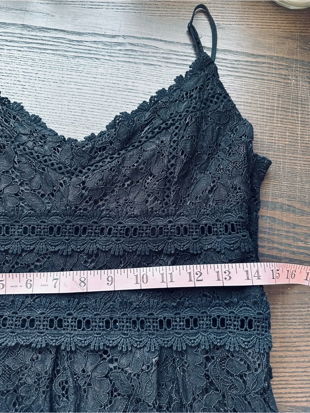 Black Lace Strapless Evening Dress Whimsigoth Witchy Date Night Cocktail Party - Picture 7 of 11